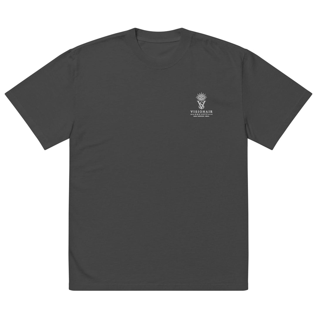 Visionair Society Charcoal Oversized Tee